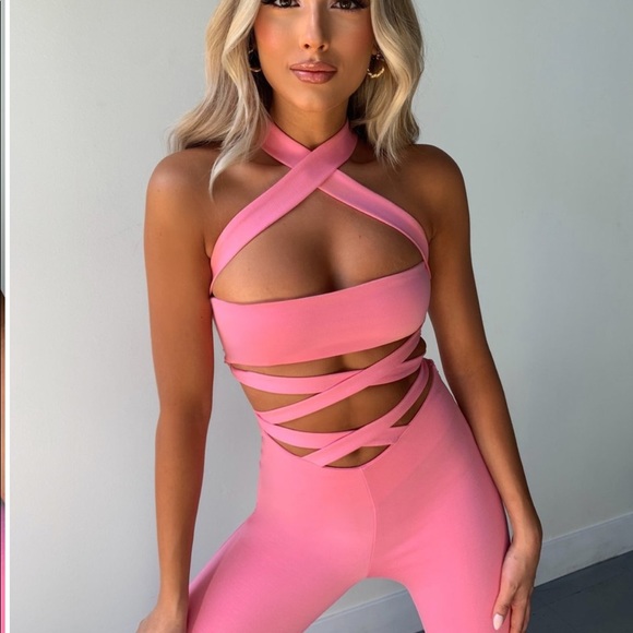 Tiger mist Evangelos crop top pink - Picture 3 of 6